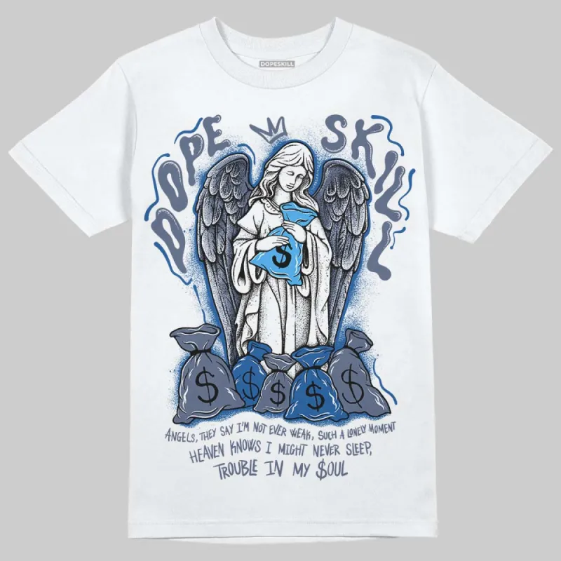 Diffused Blue 11s DopeSkill T-Shirt Angels Graphic sold by DopeSkill