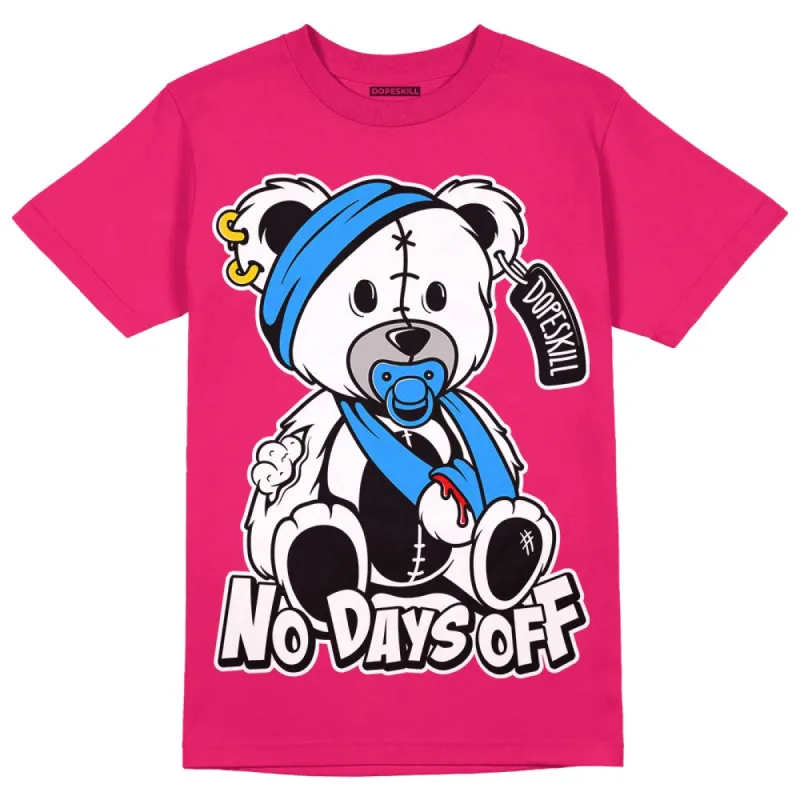 Dunk Obsidian Fierce Pink DopeSkill Pink T-Shirt Hurt Bear Graphic sold by DopeSkill