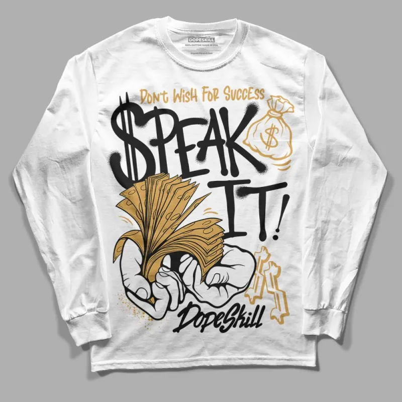 Gratitude 11s DopeSkill Long Sleeve T-Shirt Speak It Graphic sold by DopeSkill