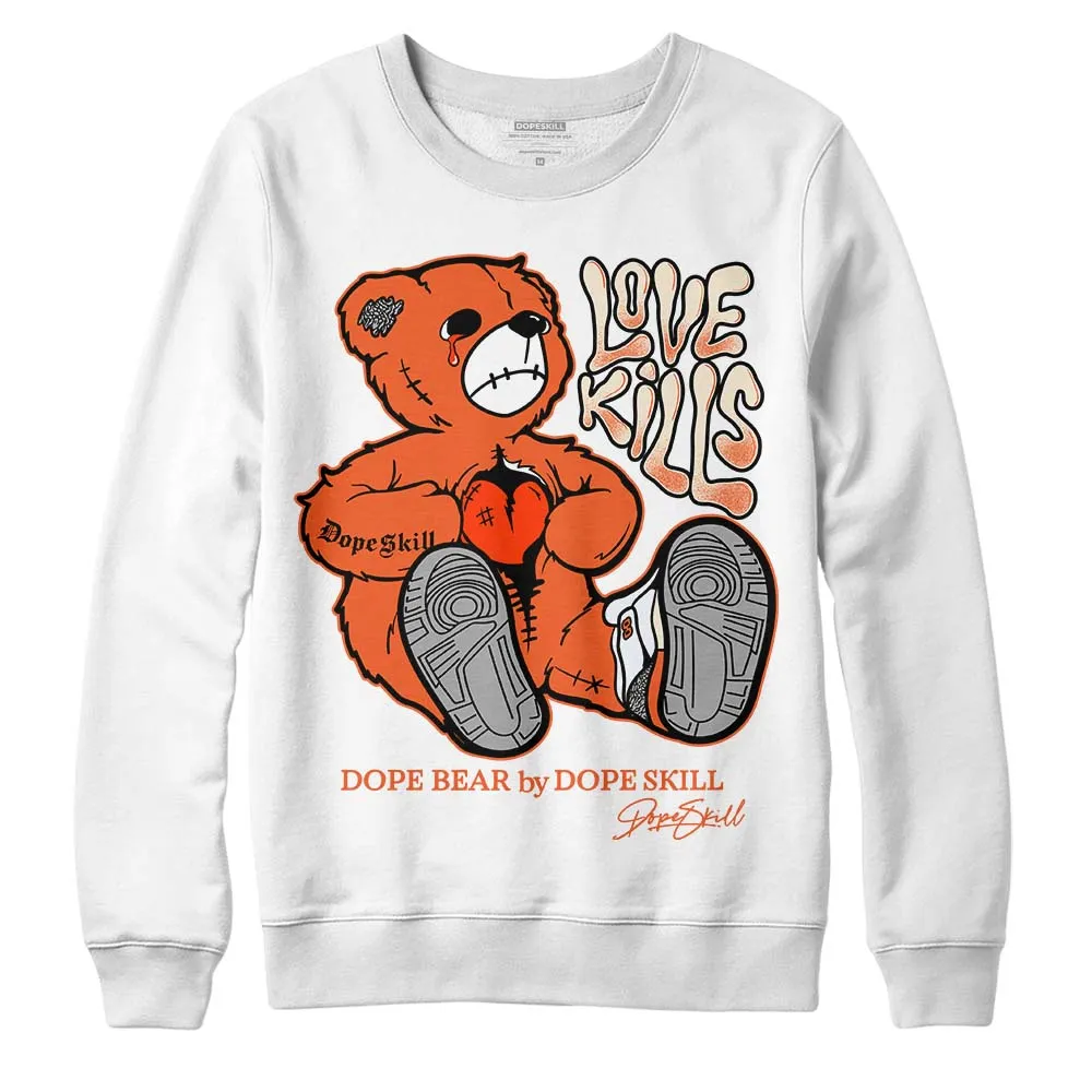 Georgia Peach 3s DopeSkill Sweatshirt Love Kills Graphic sold by DopeSkill product image thumbnail 2