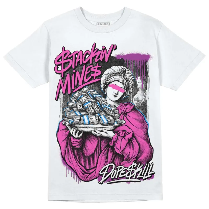 Hyper Violet 4s DopeSkill T-Shirt Stackin Mines Graphic sold by DopeSkill