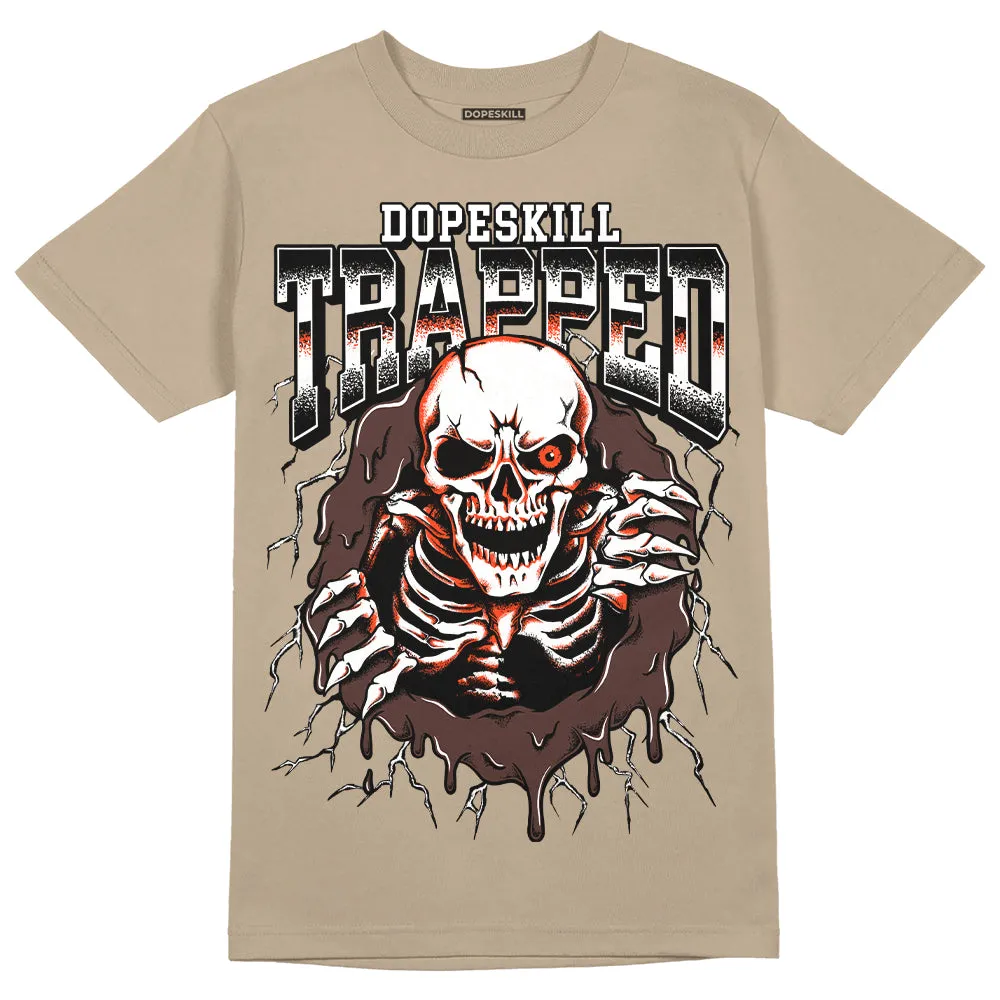Latte 1s DopeSkill Medium Brown T-shirt Trapped Halloween Graphic sold by DopeSkill