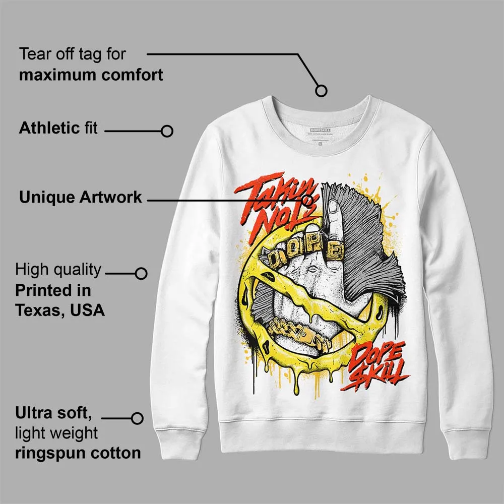 Vivid Sulfur 4s DopeSkill Sweatshirt Takin No L's Graphic sold by DopeSkill product image thumbnail 3