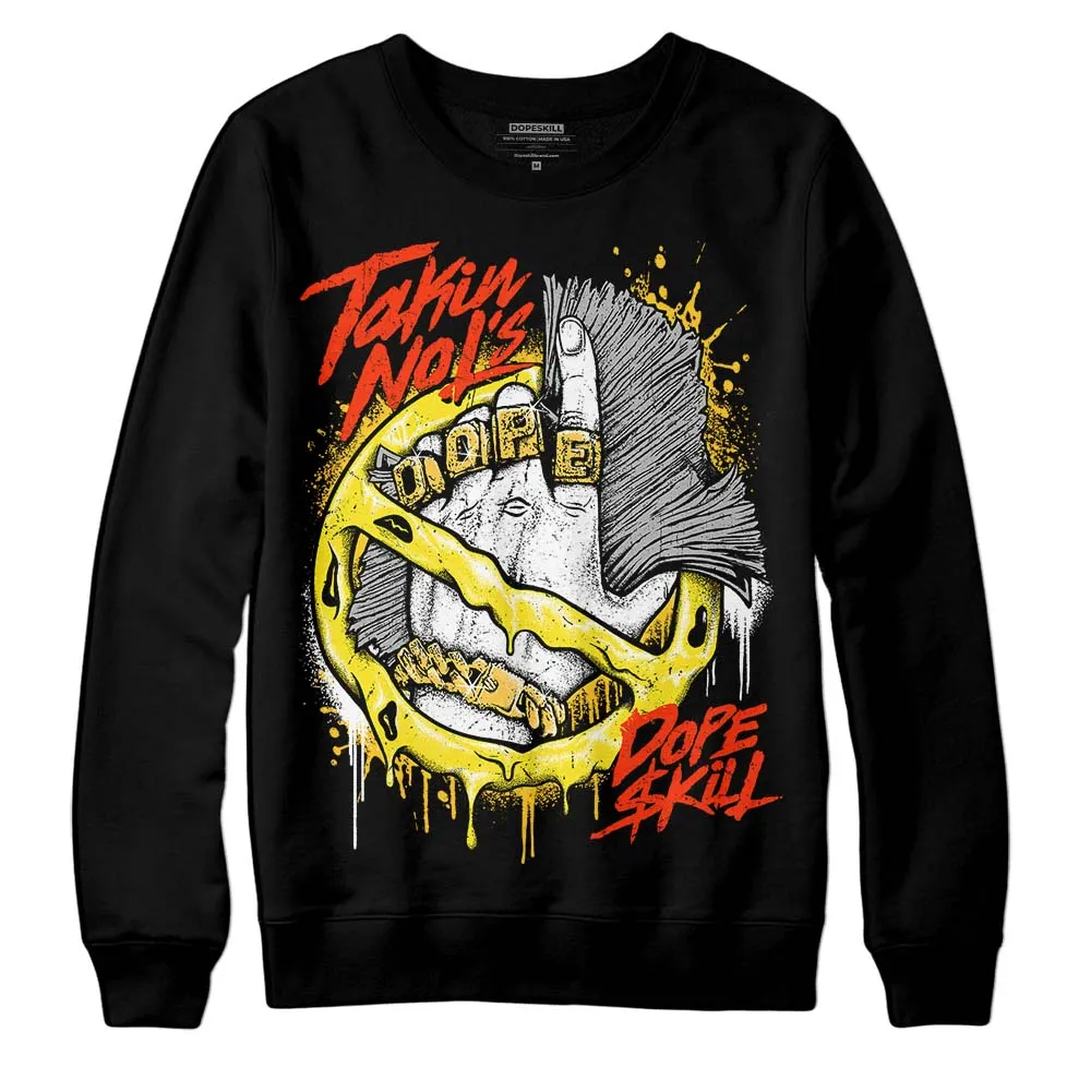 Vivid Sulfur 4s DopeSkill Sweatshirt Takin No L's Graphic sold by DopeSkill product image thumbnail 2