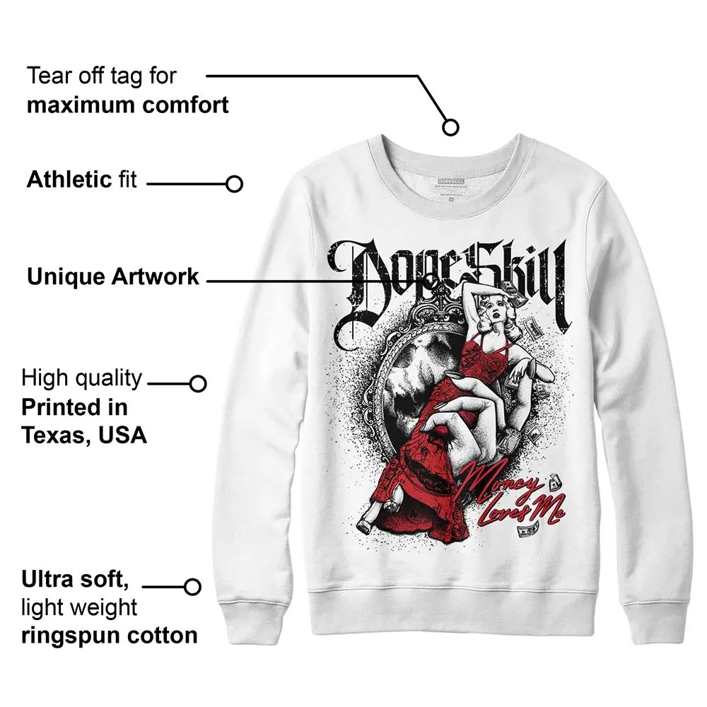 Red Taxi 12s DopeSkill Sweatshirt Money Loves Me Graphic sold by DopeSkill product image thumbnail 3