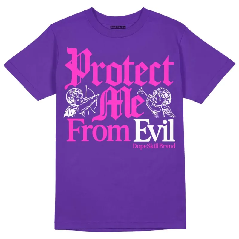 PURPLE Collection DopeSkill Purple T-shirt Protect Me From Evil Graphic sold by DopeSkill