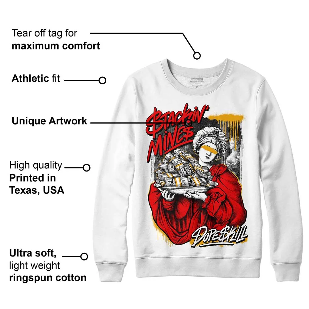 Cherry 12s DopeSkill Sweatshirt Stackin Mines Graphic sold by DopeSkill product image thumbnail 3