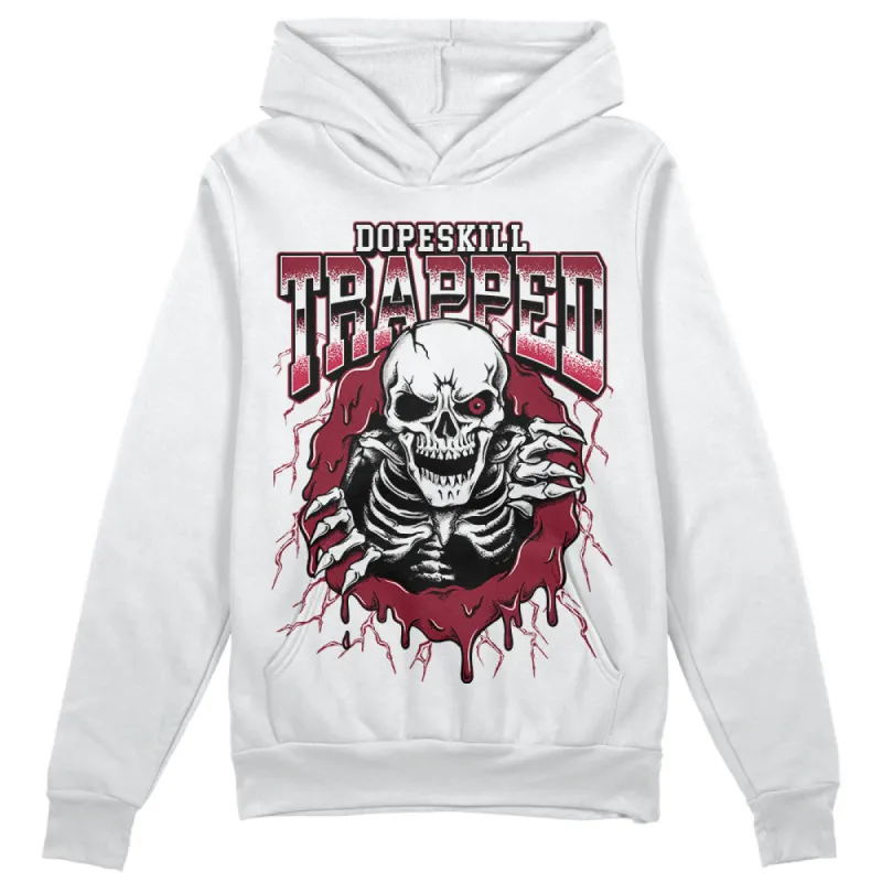 85 Metallic Burgundy 1s DopeSkill Hoodie Sweatshirt Trapped Halloween Graphic sold by DopeSkill