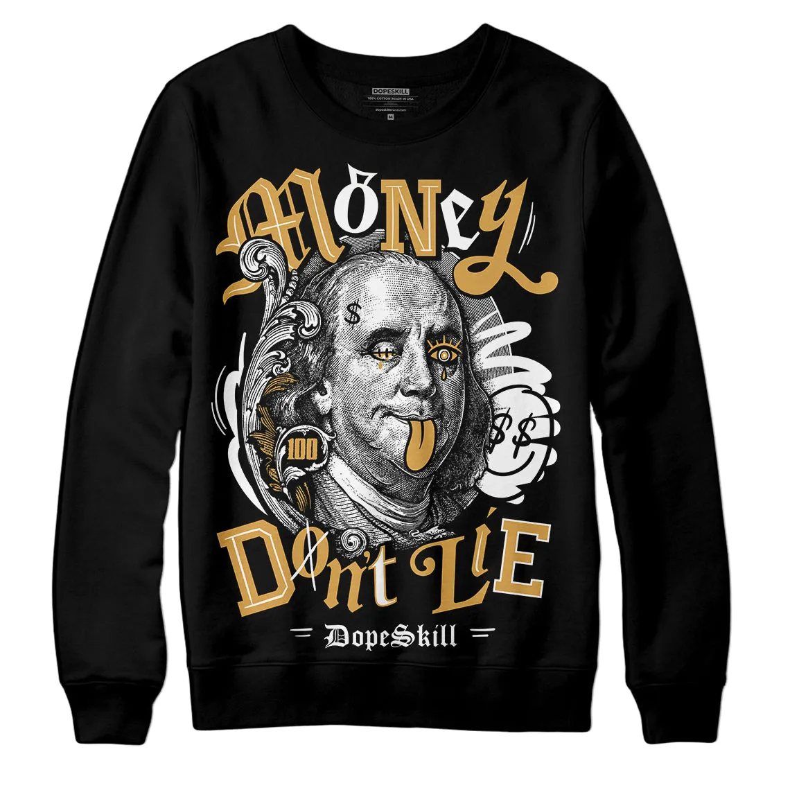Gratitude 11s DopeSkill Sweatshirt Money Don't Lie Graphic sold by DopeSkill product image thumbnail 2
