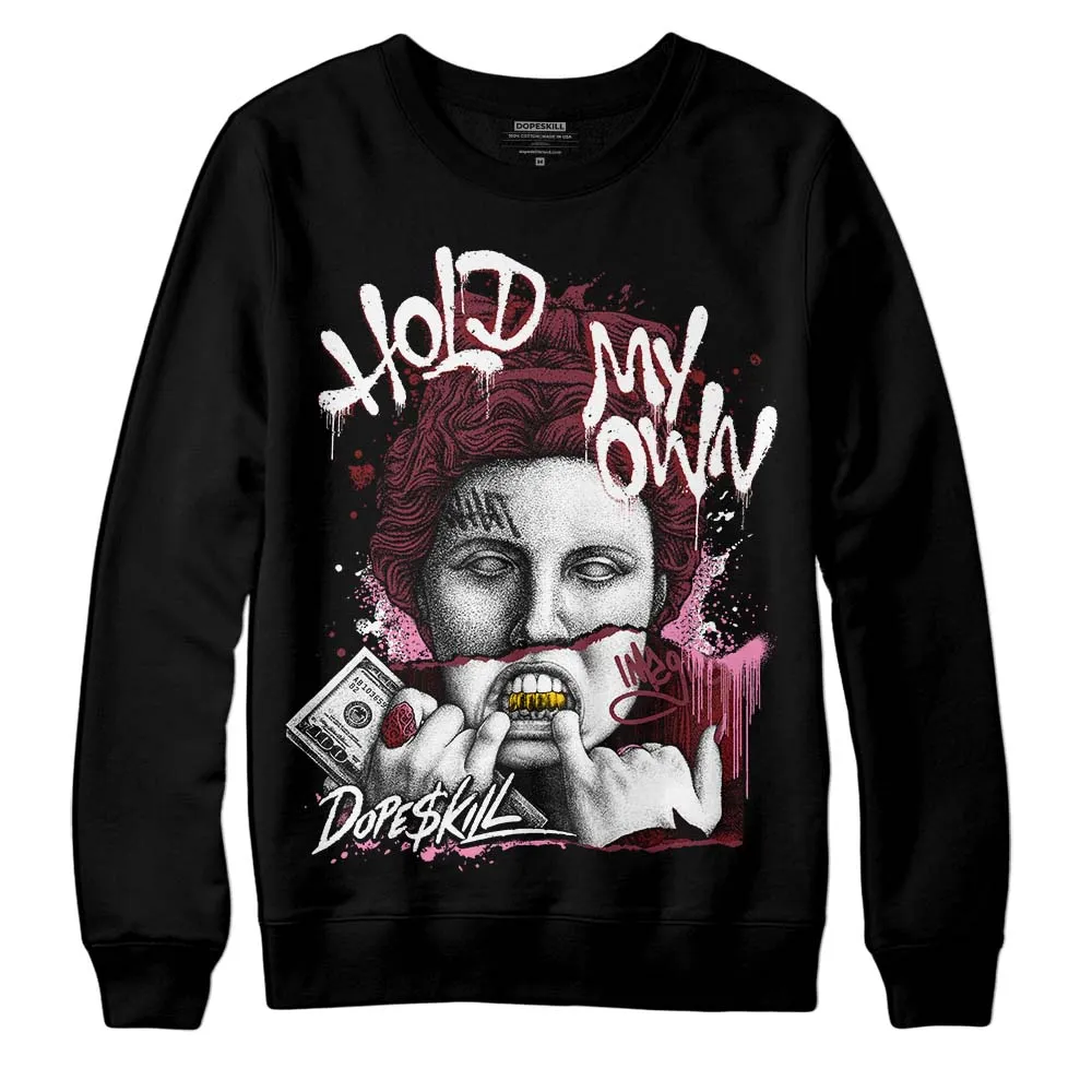Team Red 1s DopeSkill Sweatshirt Hold My Own Graphic sold by DopeSkill product image thumbnail 2