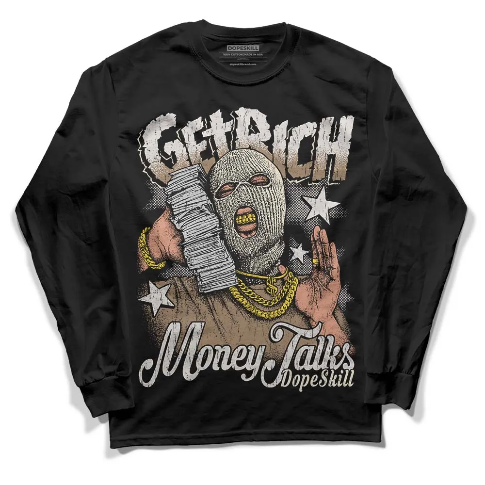 Sail 5s DopeSkill Long Sleeve T-Shirt Get Rich Graphic sold by DopeSkill product image thumbnail 2