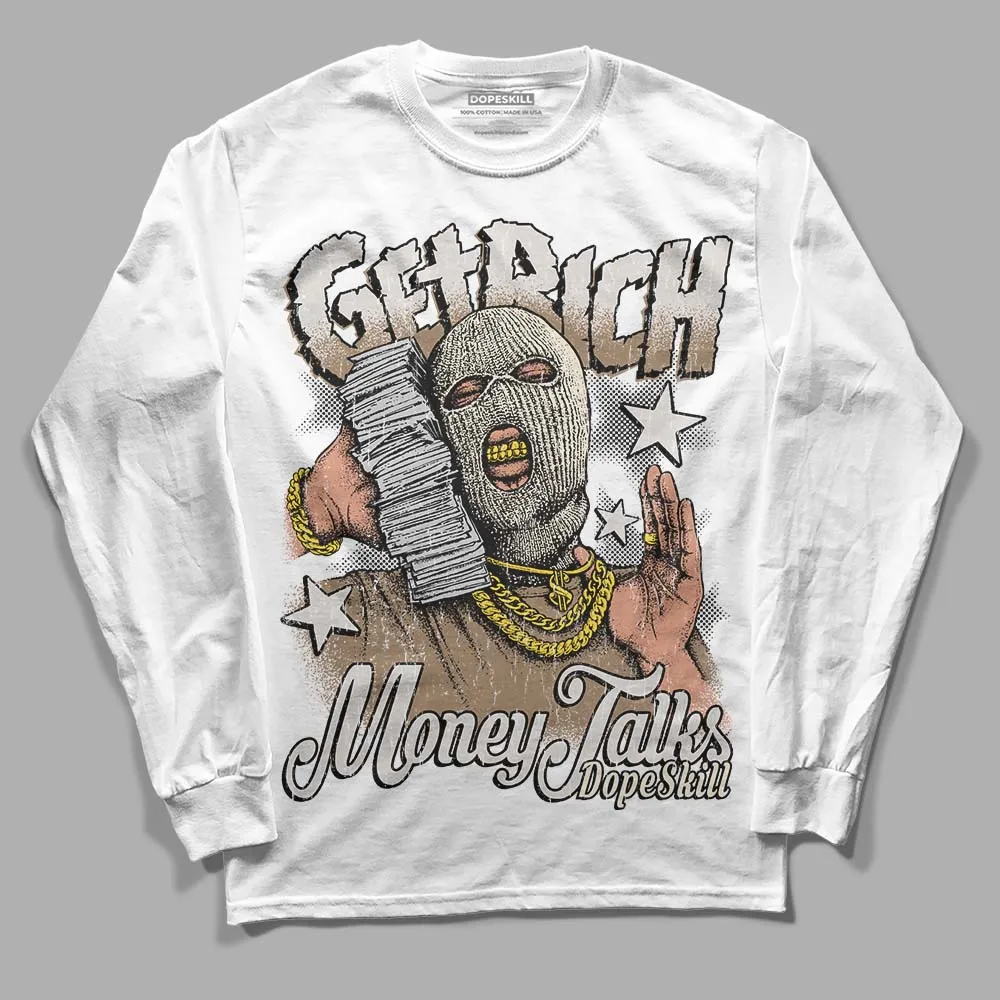 Sail 5s DopeSkill Long Sleeve T-Shirt Get Rich Graphic sold by DopeSkill