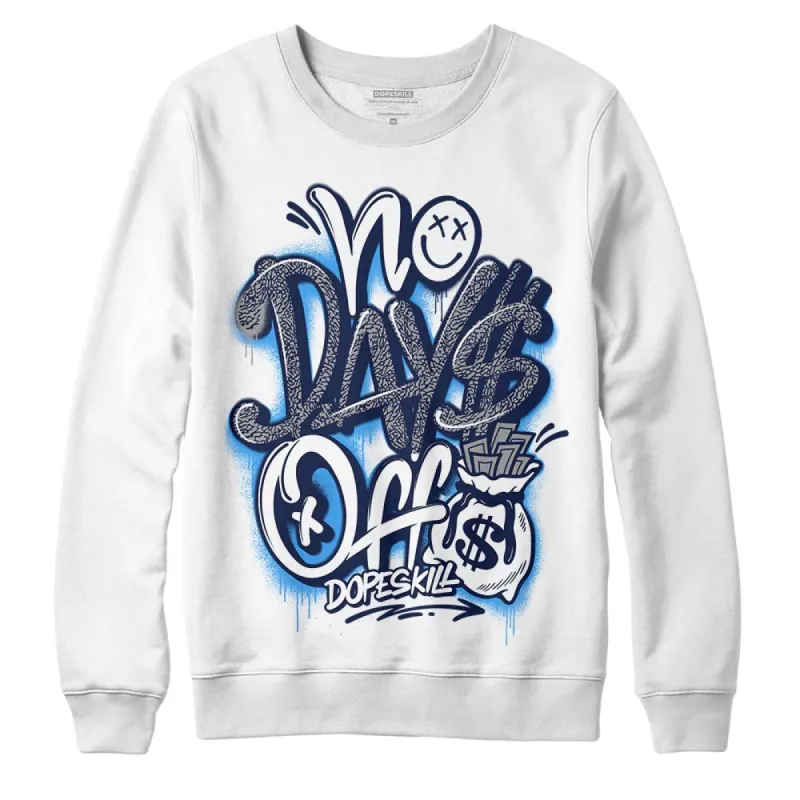 AJ Spizike White Obsidian DopeSkill Sweatshirt No Days Off Graphic sold by DopeSkill