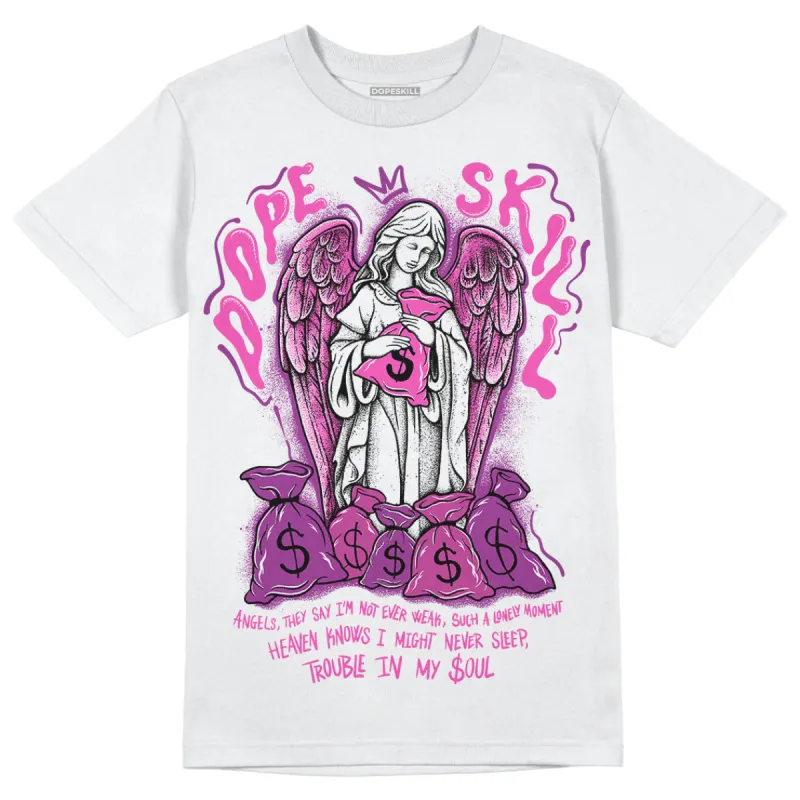 Hyper Violet 4s DopeSkill T-Shirt Angels Graphic sold by DopeSkill