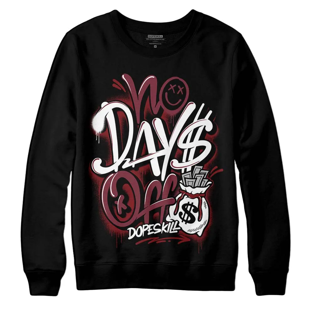 Team Red 1s DopeSkill Sweatshirt No Days Off Graphic sold by DopeSkill product image thumbnail 2