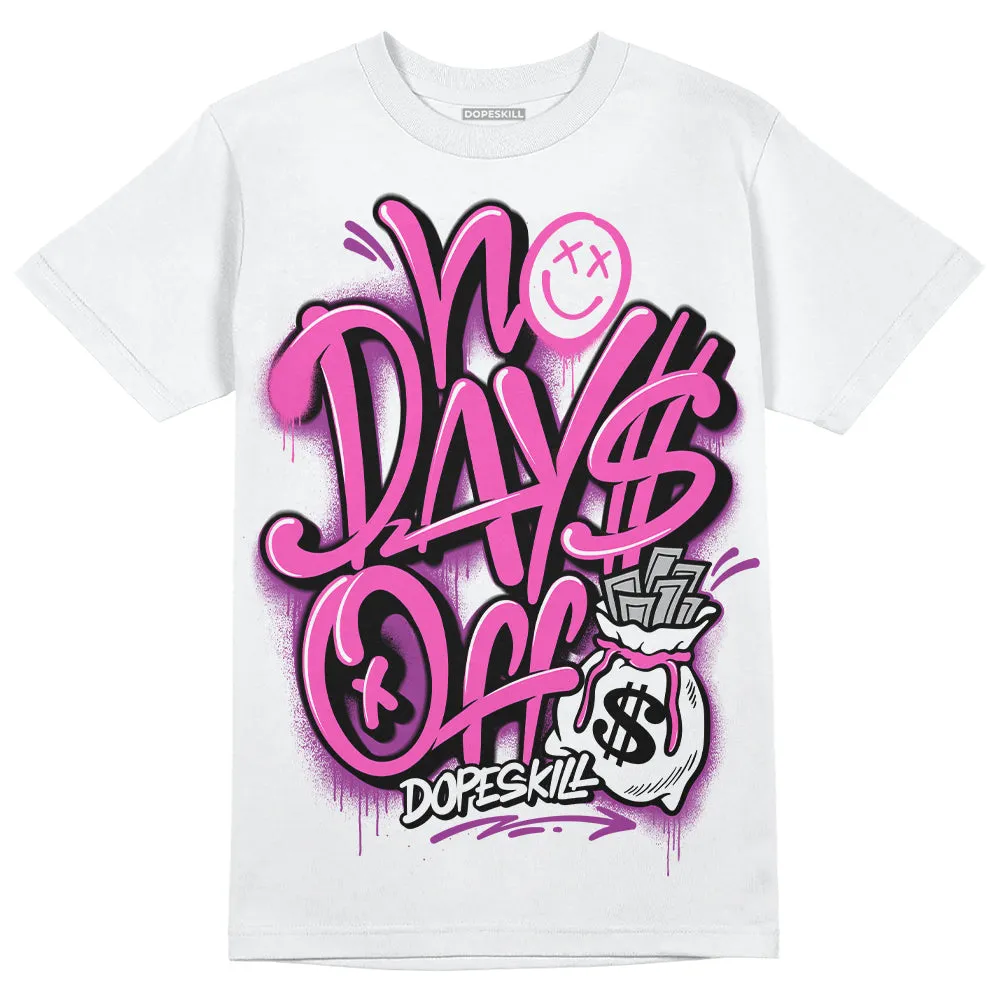 Hyper Violet 4s DopeSkill T-Shirt No Days Off Graphic sold by DopeSkill