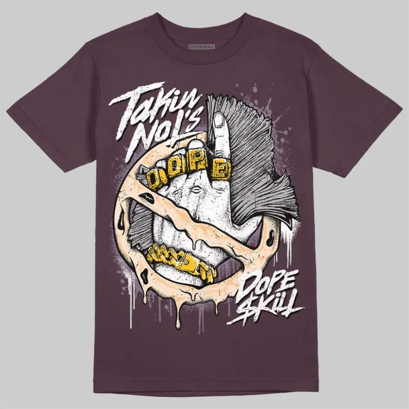 Burgundy Crush 3s DopeSkill Maroon T-shirt Takin No L's Graphic sold by DopeSkill