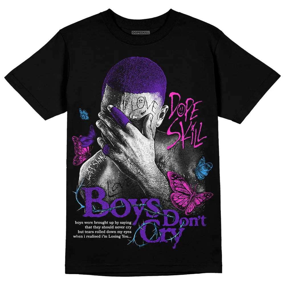 Dunk Purple Championship Court White DopeSkill T-Shirt Boys Don't Cry Graphic sold by DopeSkill product image thumbnail 2