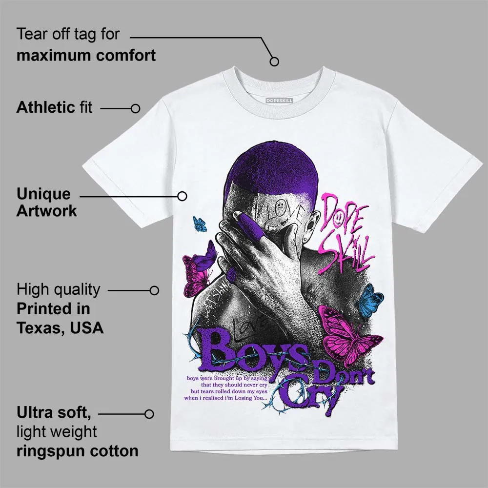Dunk Purple Championship Court White DopeSkill T-Shirt Boys Don't Cry Graphic sold by DopeSkill product image thumbnail 3