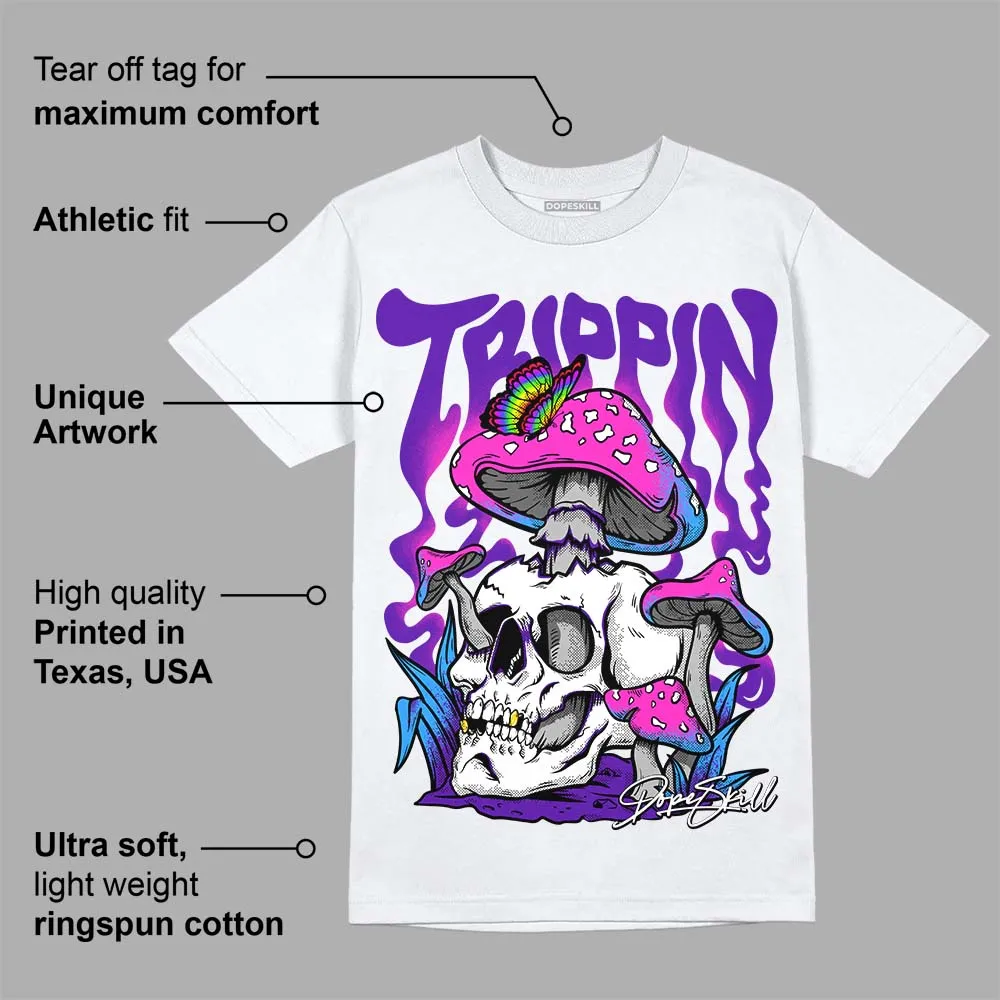 Dunk Purple Championship Court White DopeSkill T-Shirt Trippin Graphic sold by DopeSkill product image thumbnail 3