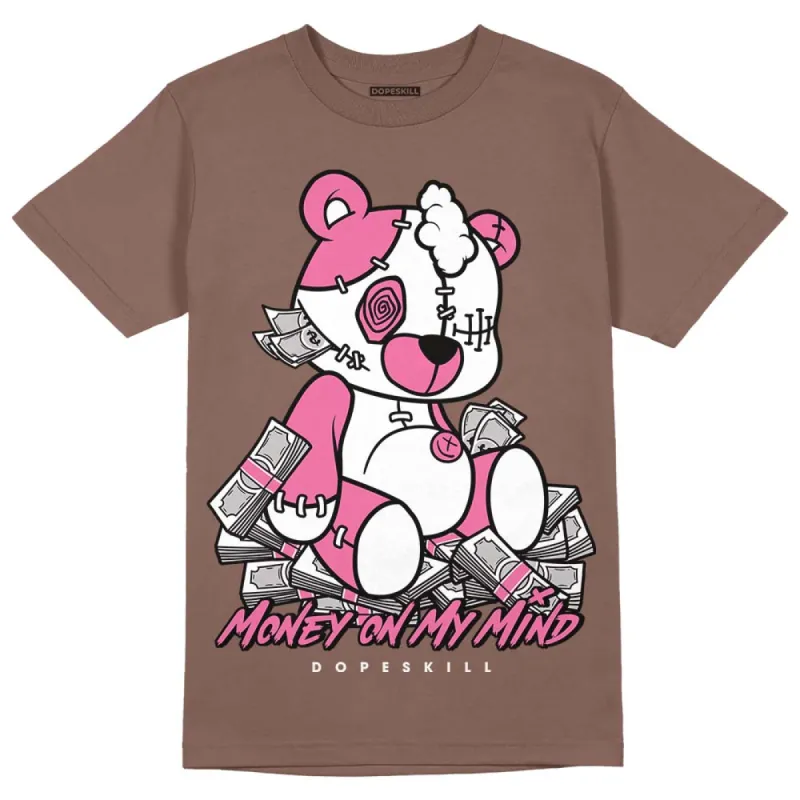 Dunk Smokey Mauve Playful Pink White Brown DopeSkill Brown Savana T-shirt MOMM Bear Graphic sold by DopeSkill
