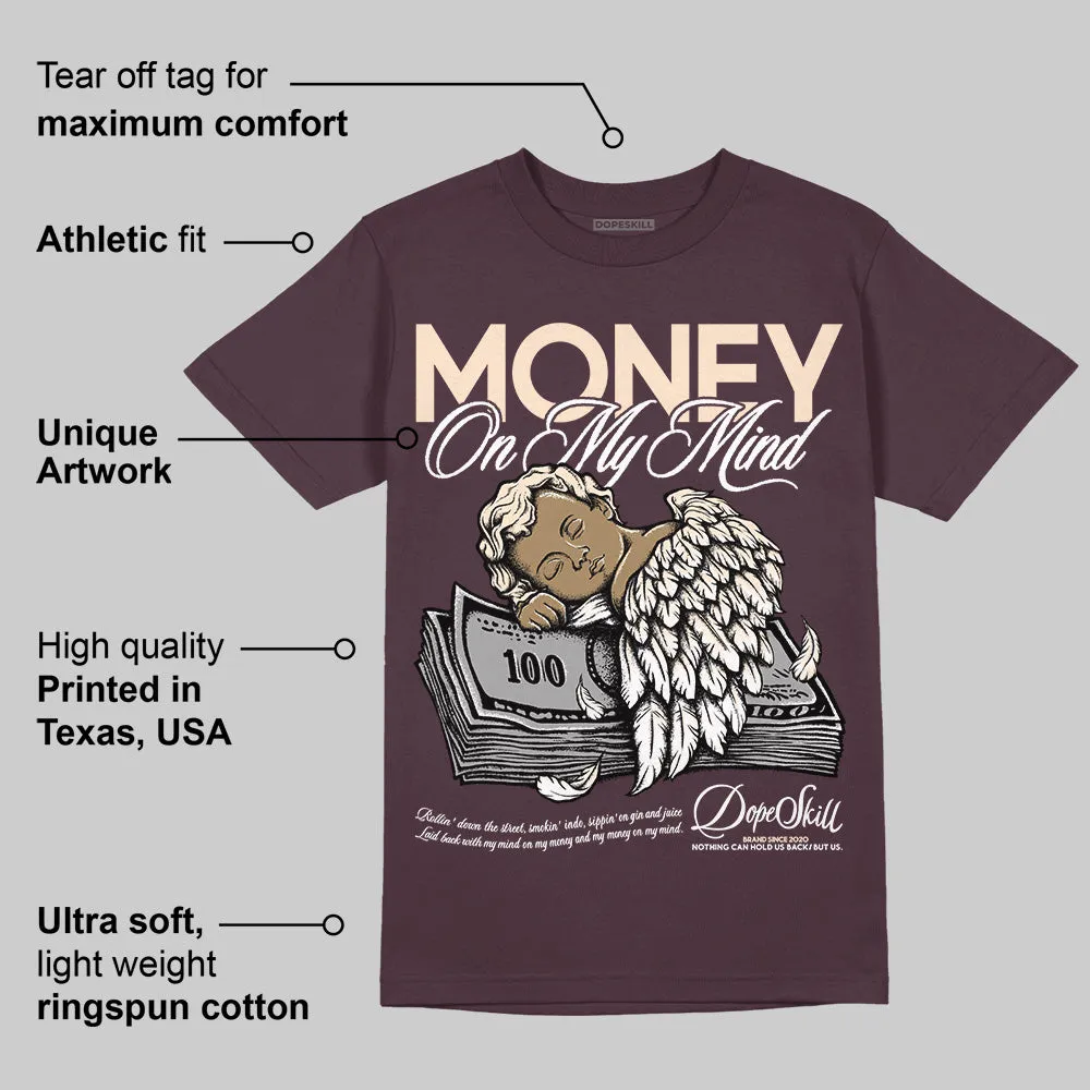 Burgundy Crush 3s DopeSkill Maroon T-shirt MOMM Graphic sold by DopeSkill product image thumbnail 2