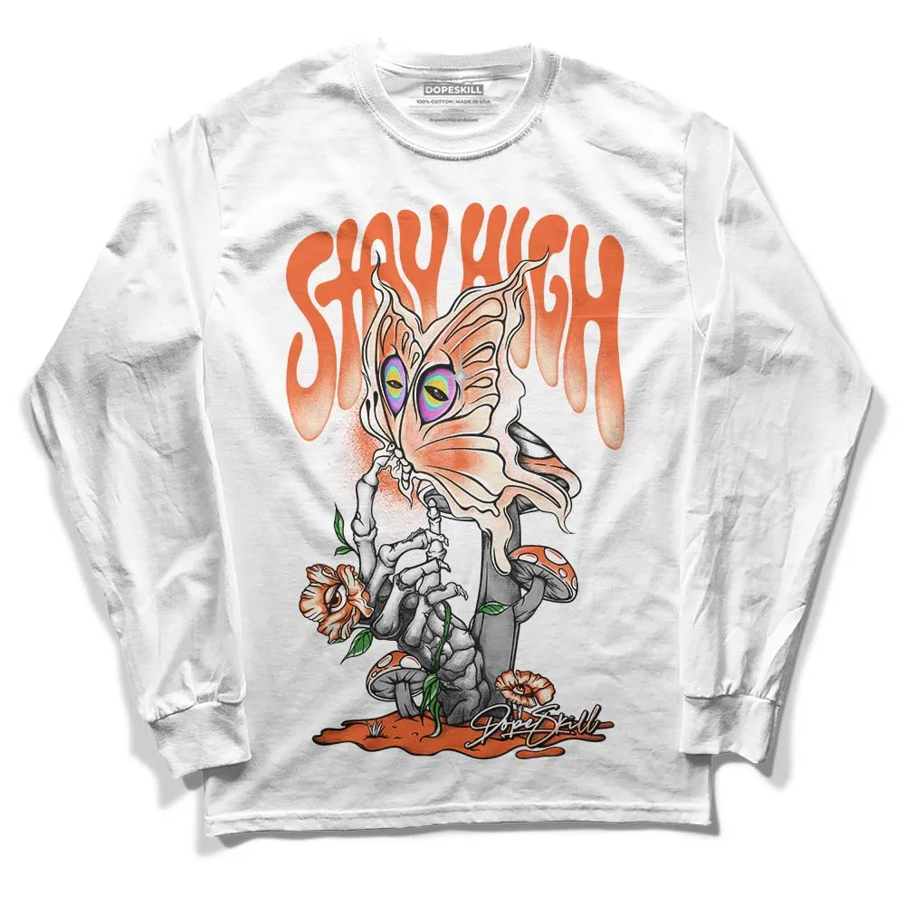 Georgia Peach 3s DopeSkill Long Sleeve T-Shirt Stay High Graphic sold by DopeSkill product image thumbnail 2