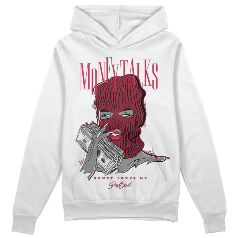 85 Metallic Burgundy 1s DopeSkill Hoodie Sweatshirt Money Talks Graphic sold by DopeSkill