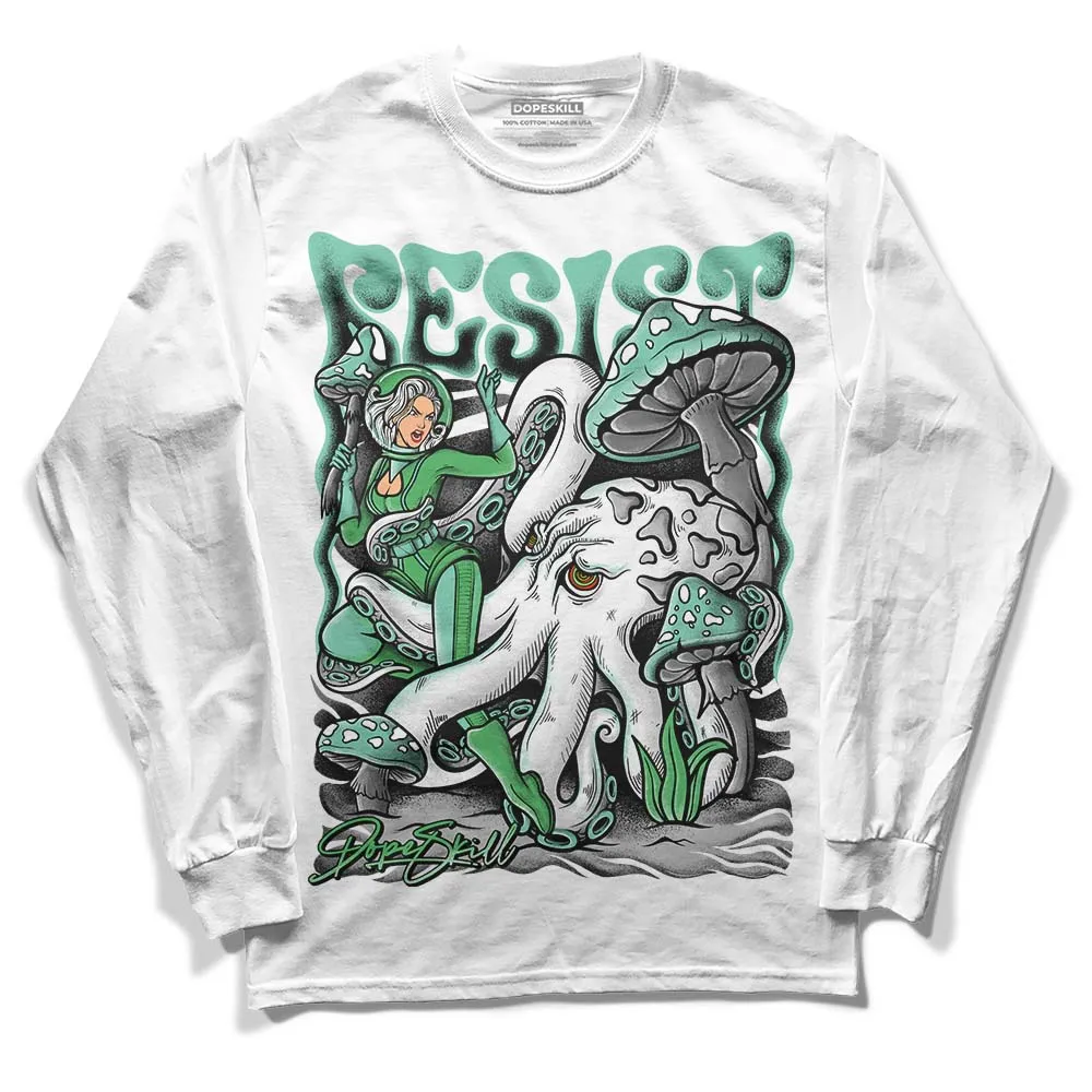 Green Glow 1s DopeSkill Long Sleeve T-Shirt Resist Graphic sold by DopeSkill product image thumbnail 2