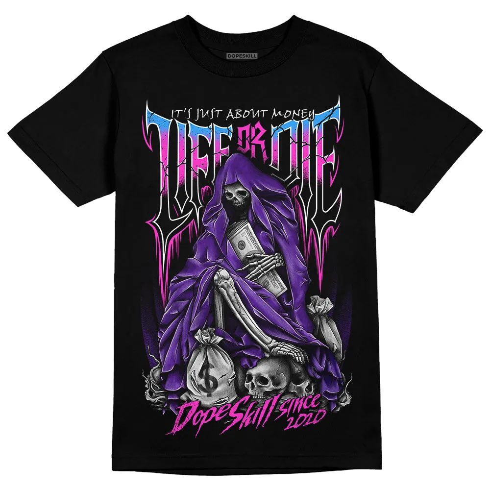 Dunk Purple Championship Court White DopeSkill T-Shirt Life or Die Graphic sold by DopeSkill product image thumbnail 2