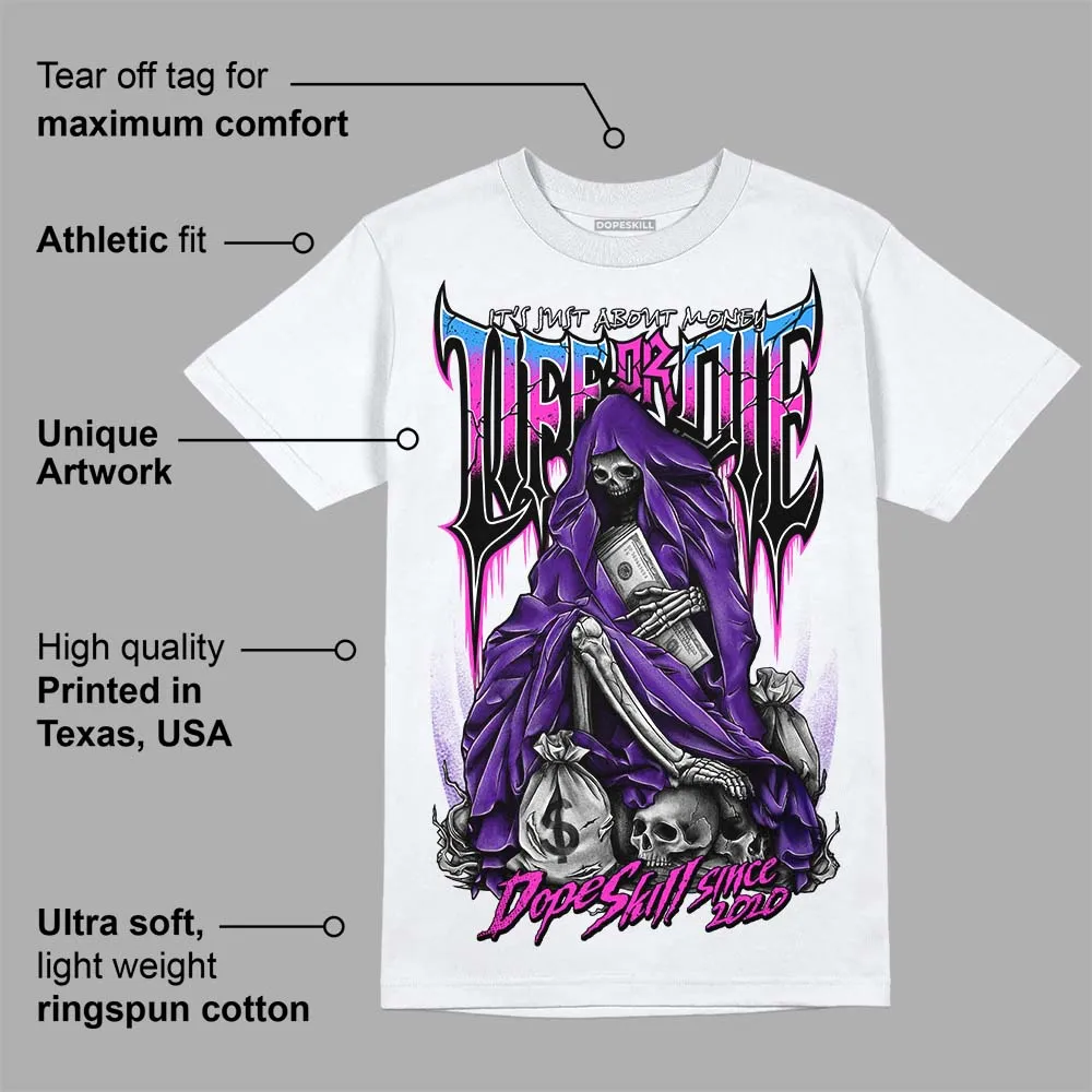 Dunk Purple Championship Court White DopeSkill T-Shirt Life or Die Graphic sold by DopeSkill product image thumbnail 3
