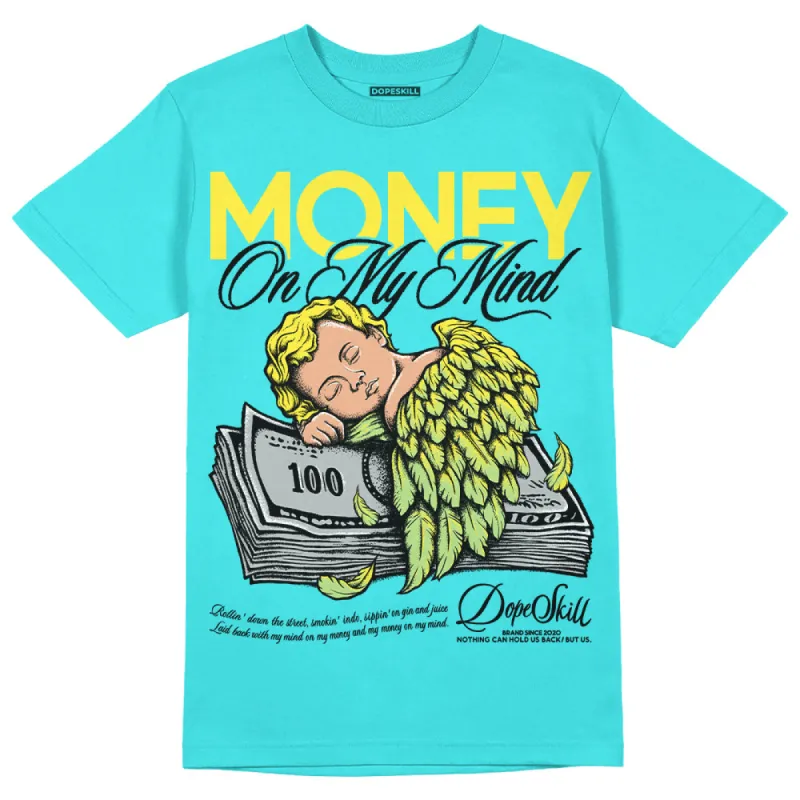 Cyan Burst 9060 DopeSkill Virtual Blue T-Shirt MOMM Graphic sold by DopeSkill