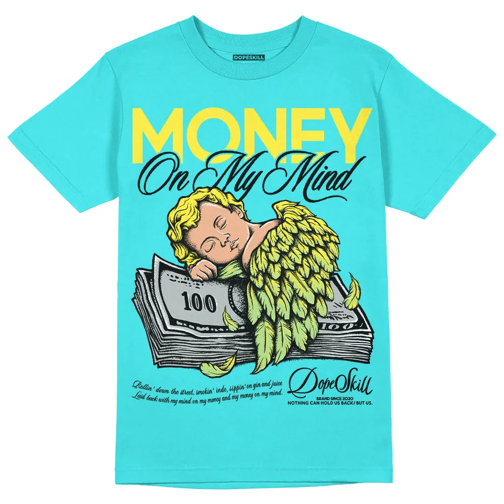 Cyan Burst 9060 DopeSkill Virtual Blue T-Shirt MOMM Graphic sold by DopeSkill