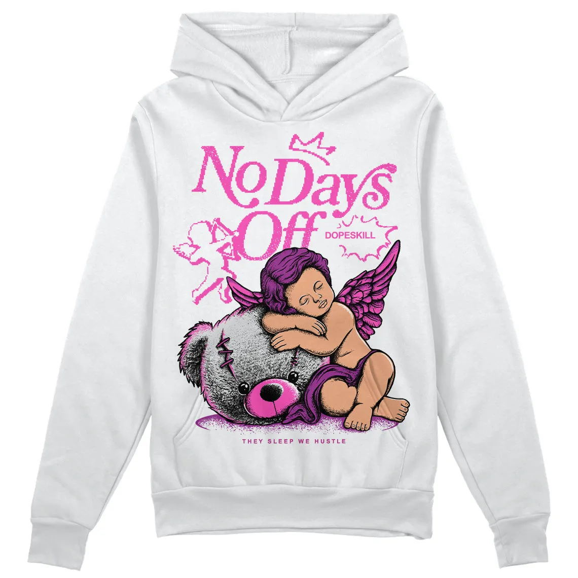 Hyper Violet 4s DopeSkill Hoodie Sweatshirt New No Days Off Graphic sold by DopeSkill