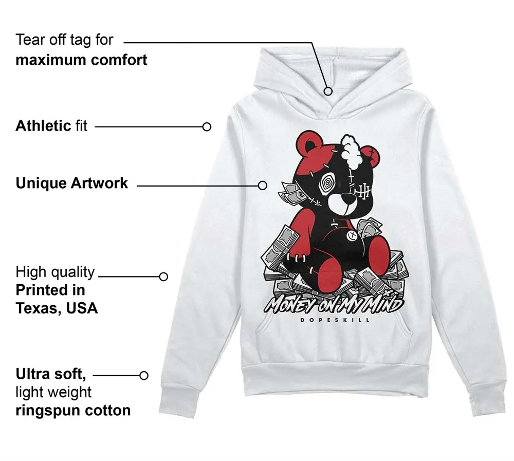 Red Taxi 12s DopeSkill Hoodie Sweatshirt MOMM Bear Graphic sold by DopeSkill product image thumbnail 3