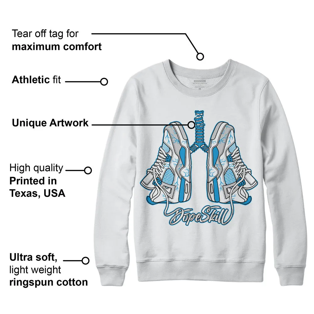 Military Blue 4s DopeSkill Sweatshirt Breathe Graphic sold by DopeSkill product image thumbnail 3
