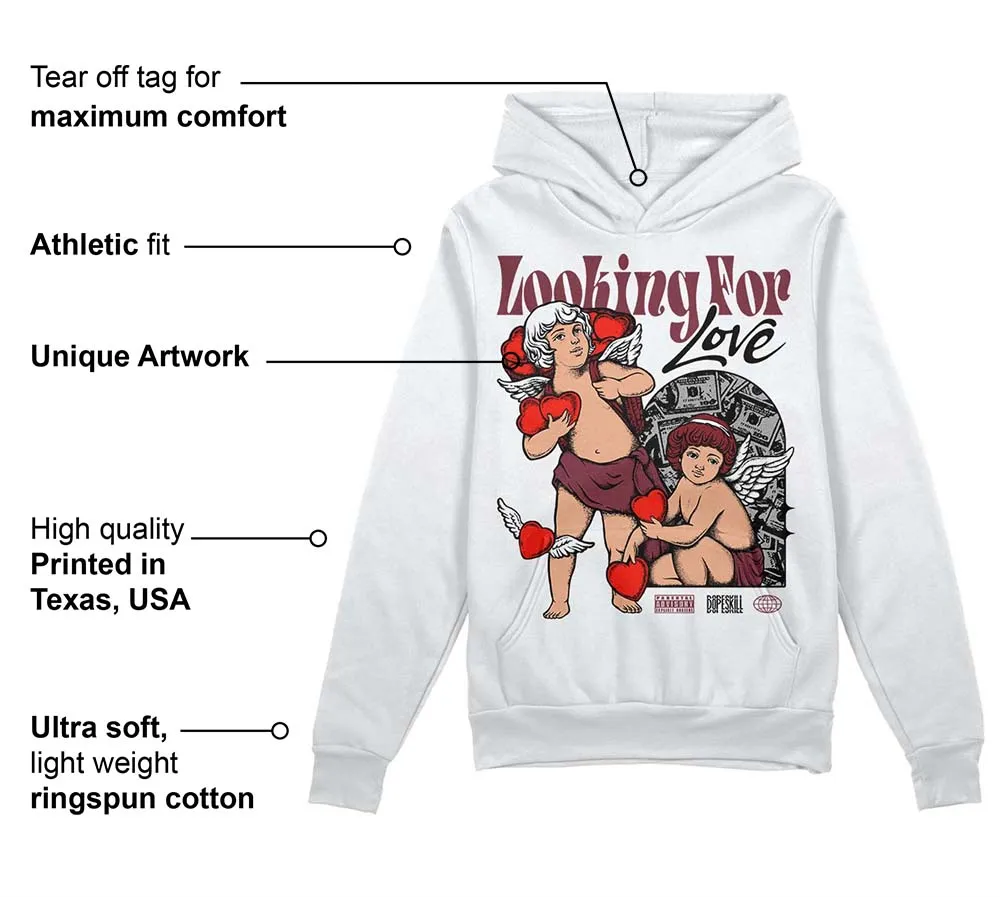 Team Red 1s DopeSkill Hoodie Sweatshirt Looking For Love Graphic sold by DopeSkill product image thumbnail 3