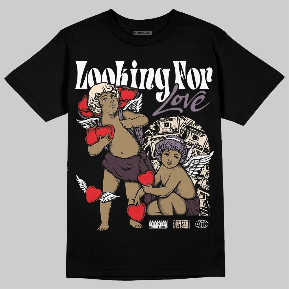 Burgundy Crush 3s DopeSkill T-Shirt Looking For Love Graphic sold by DopeSkill product image thumbnail 2