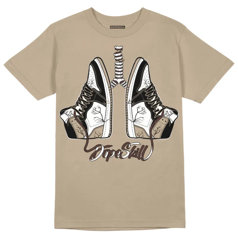 Latte 1s DopeSkill Medium Brown T-shirt Breathe Graphic sold by DopeSkill