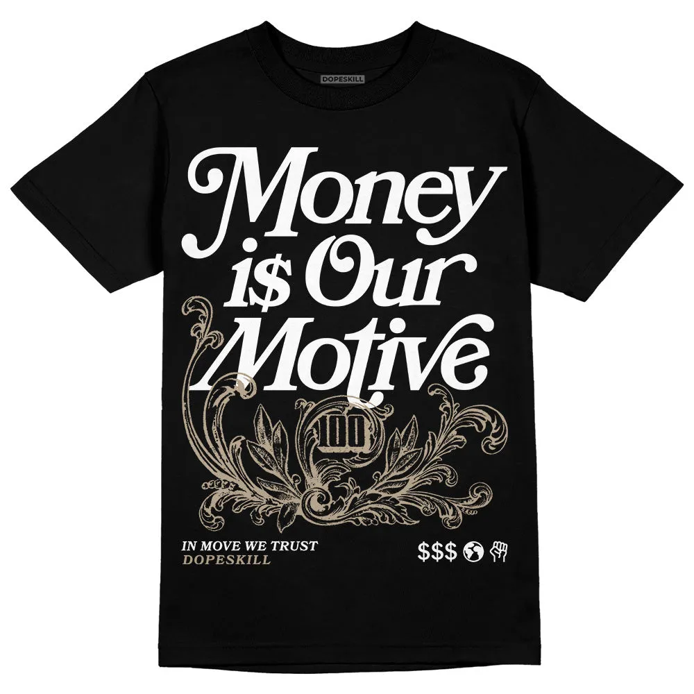 Latte 1s DopeSkill T-Shirt Money Is Our Motive Typo Graphic sold by DopeSkill product image thumbnail 2