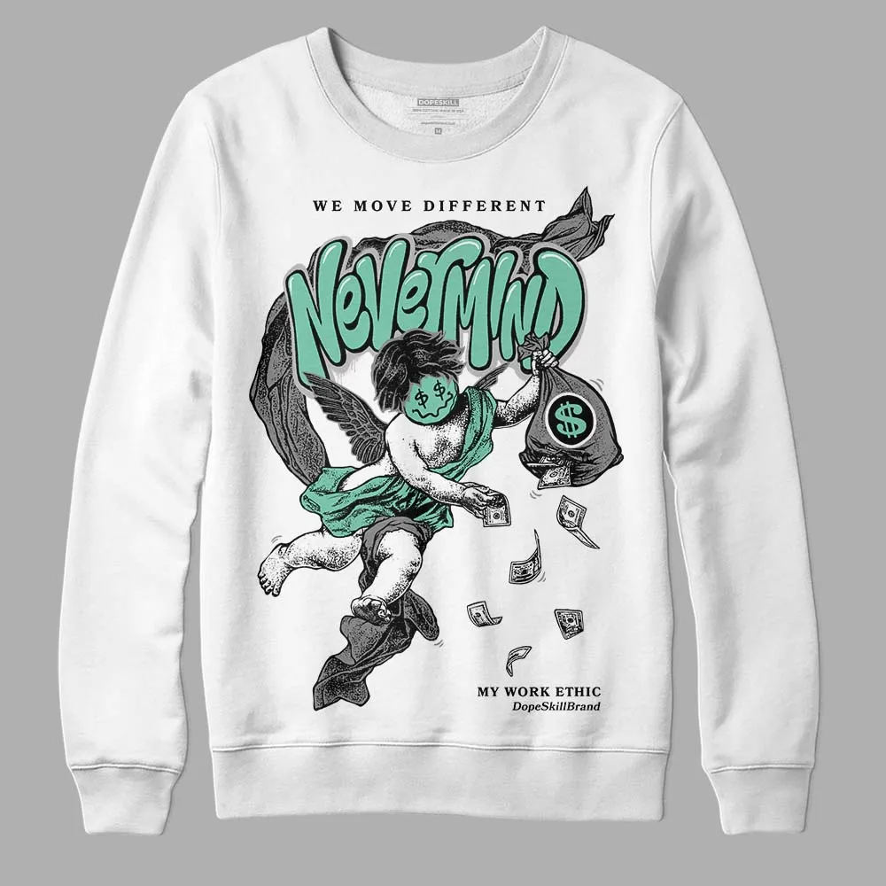 Green Glow 3s DopeSkill Sweatshirt Nevermind Graphic sold by DopeSkill product image thumbnail 2