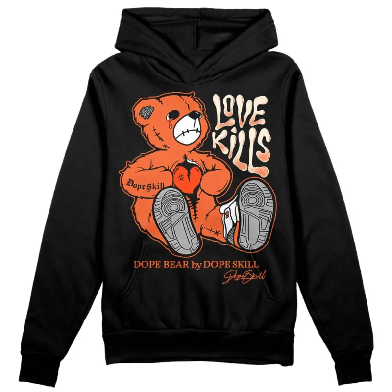 Georgia Peach 3s DopeSkill Hoodie Sweatshirt Love Kills Graphic sold by DopeSkill