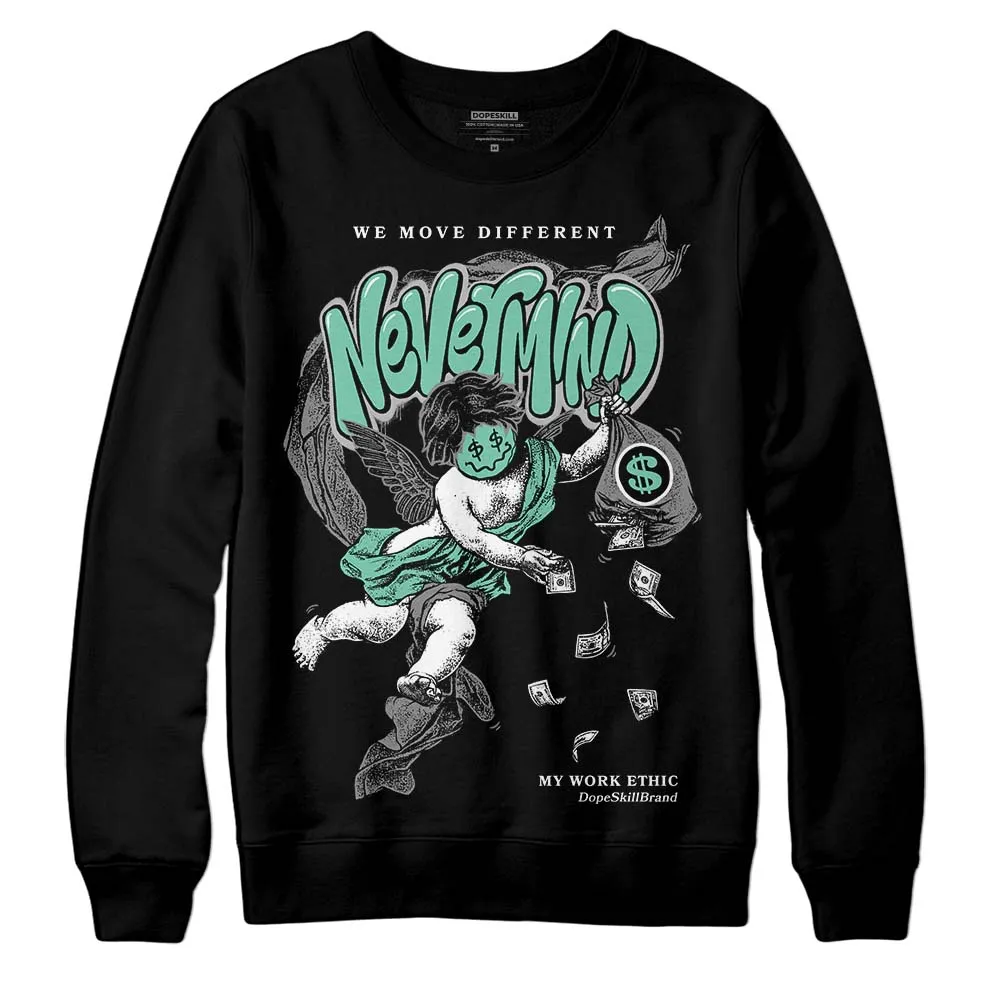 Green Glow 3s DopeSkill Sweatshirt Nevermind Graphic sold by DopeSkill