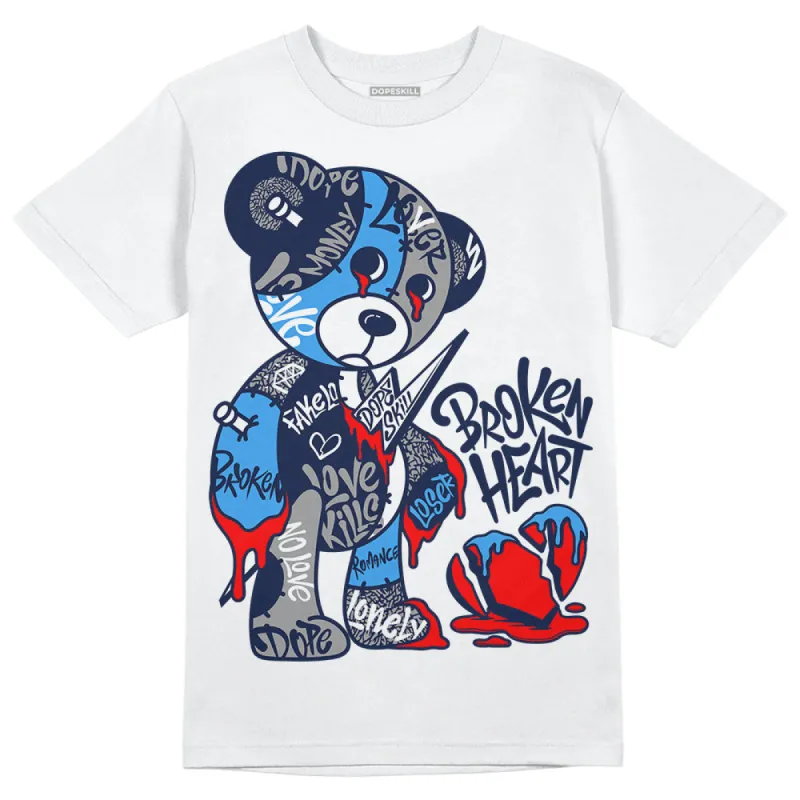 AJ Spizike White Obsidian DopeSkill T-Shirt Broken Heart Graphic sold by DopeSkill