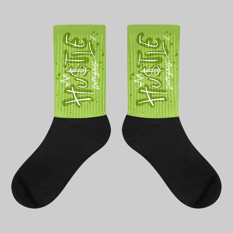 Dunk 'Chlorophyll' DopeSkill Sublimated Socks Hustle Graphic sold by DopeSkill