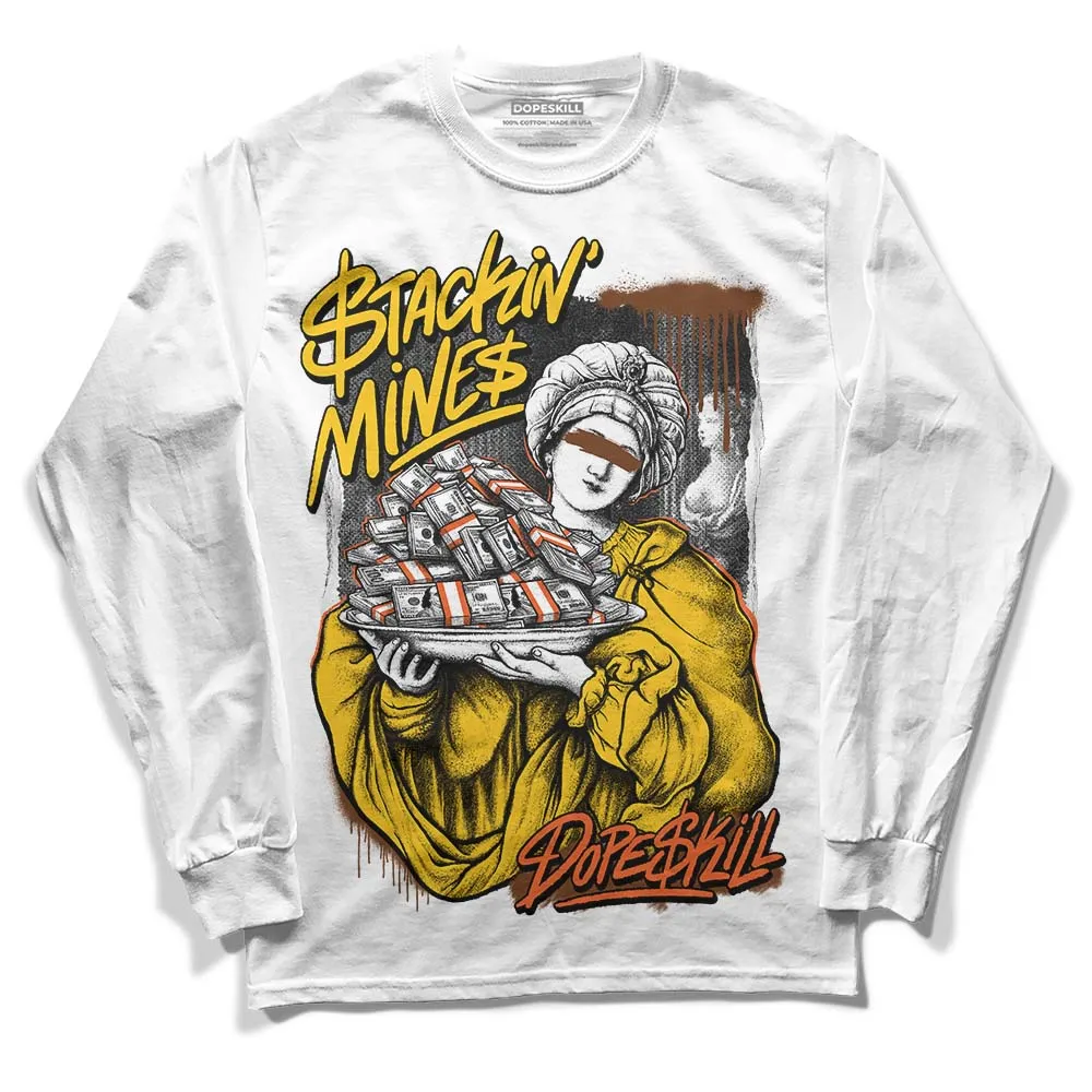 Yellow Collection DopeSkill Long Sleeve T-Shirt Stackin Mines Graphic sold by DopeSkill product image thumbnail 2