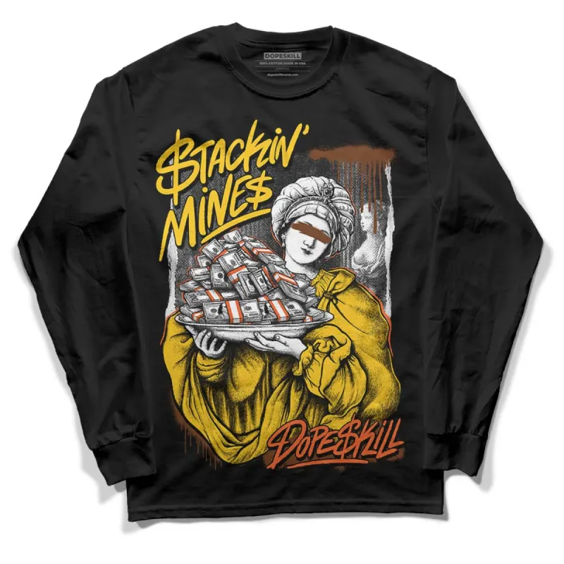 Yellow Collection DopeSkill Long Sleeve T-Shirt Stackin Mines Graphic sold by DopeSkill