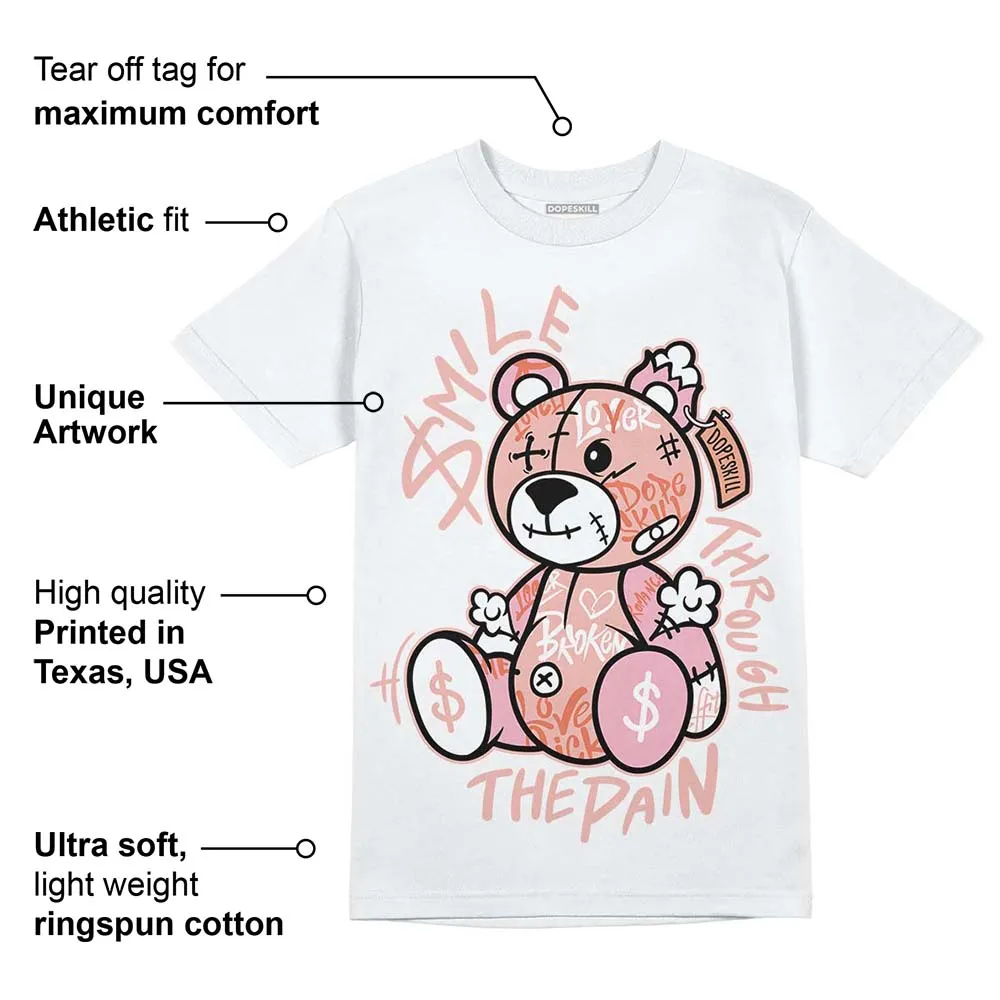 Legend Pink 11s DopeSkill T-Shirt Smile Through The Pain Graphic sold by DopeSkill product image thumbnail 3