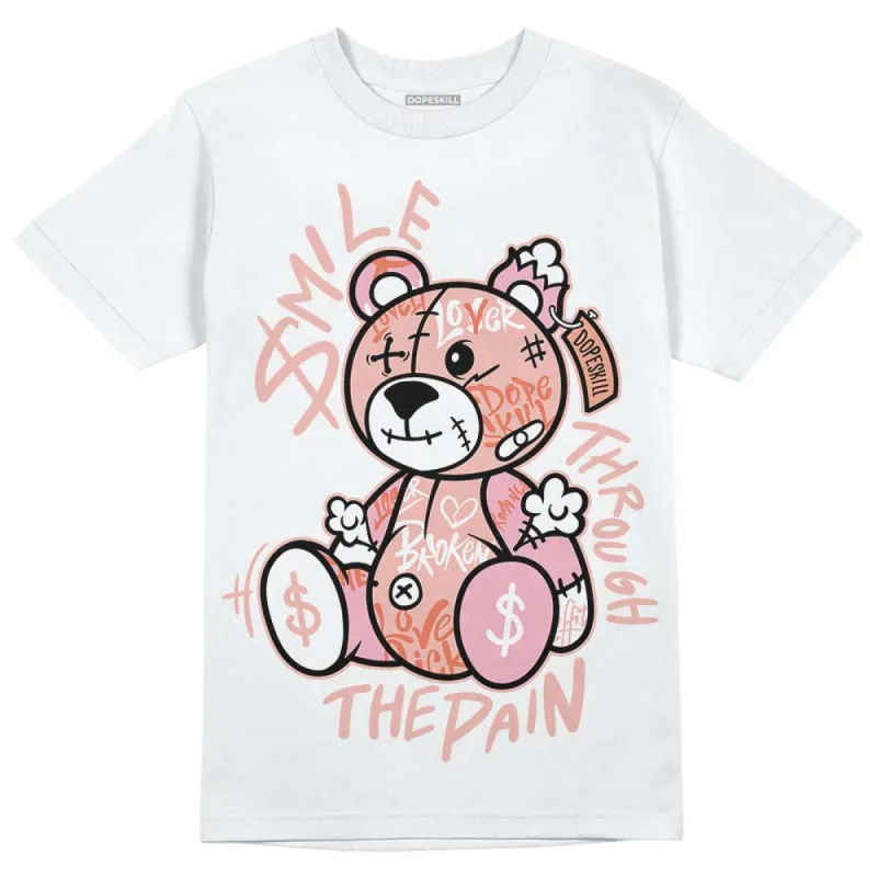 Legend Pink 11s DopeSkill T-Shirt Smile Through The Pain Graphic made by DopeSkill