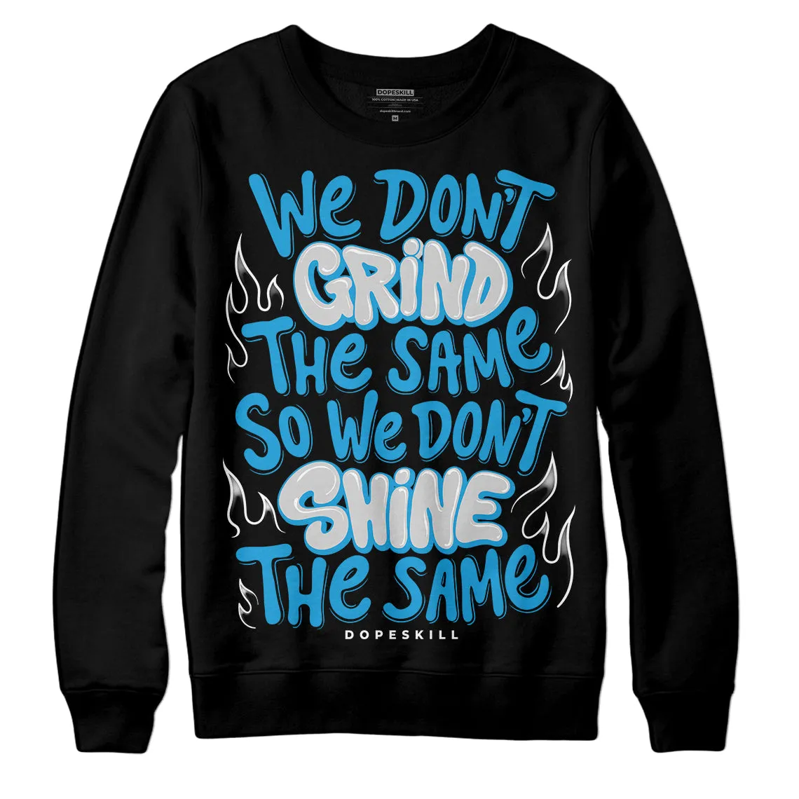 Military Blue 4s DopeSkill Sweatshirt Grind Shine Graphic sold by DopeSkill product image thumbnail 2